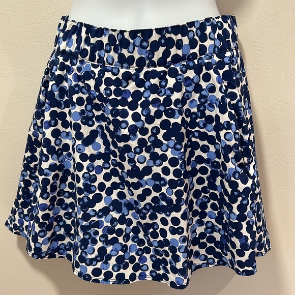 T by Talbots Blue White Mini Skort Skirt Size P XS - Picture 1 of 10